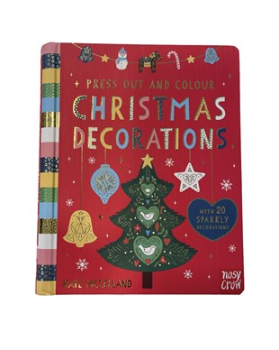 Nosy Crow Press Out and Colour: Christmas Decorations