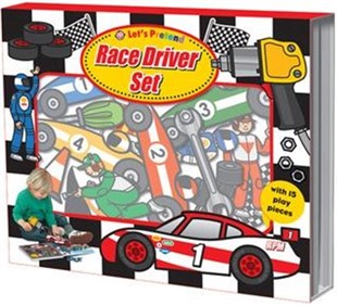 Priddy Books Lets Pretend Race Driver Set